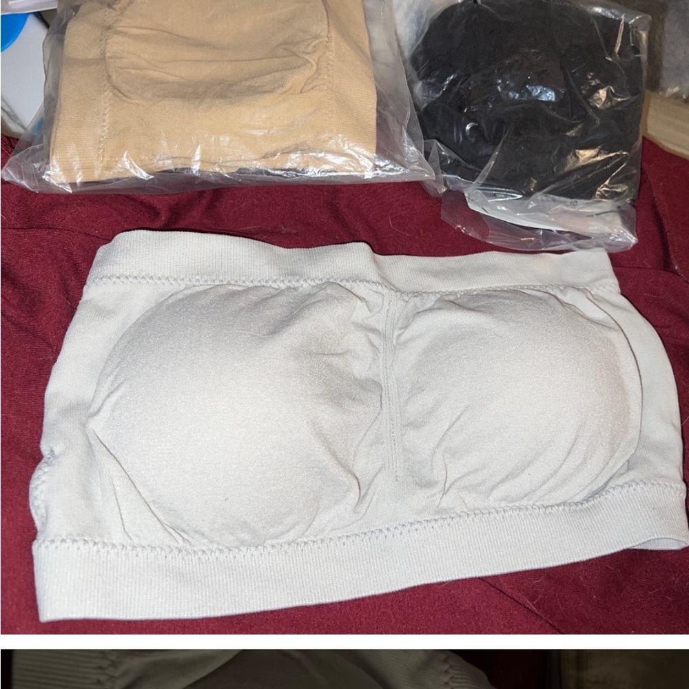 Tube support bra 32-34 C-DD
